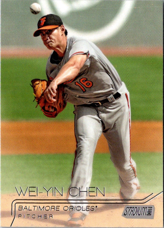 2015 Stadium Club Wei-Yin Chen #94