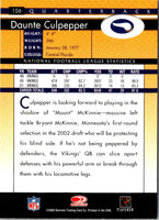2002 Donruss Daunte Culpepper #106