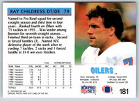 1992 Proset Ray Childress #181
