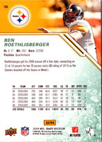 2009 Upper Deck Draft Edition Ben Roethlisberger #165