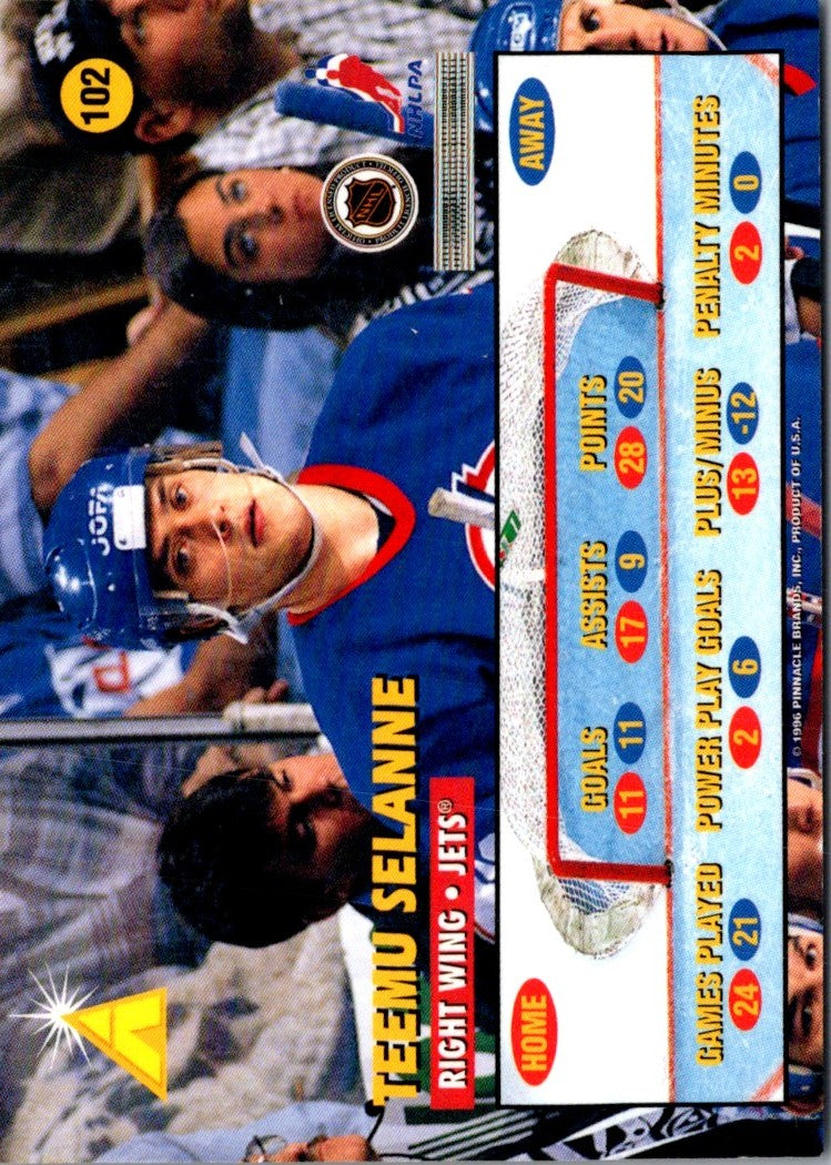 1997 Pinnacle  Teemu Selanne