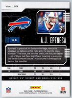 2020 Panini Absolute A.J. Epenesa #101 Rookie