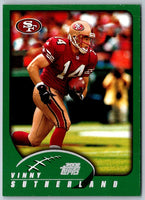 2002 Topps Vinny Sutherland #221