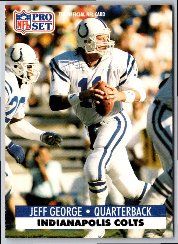 1991 Pro Set Jeff George #177
