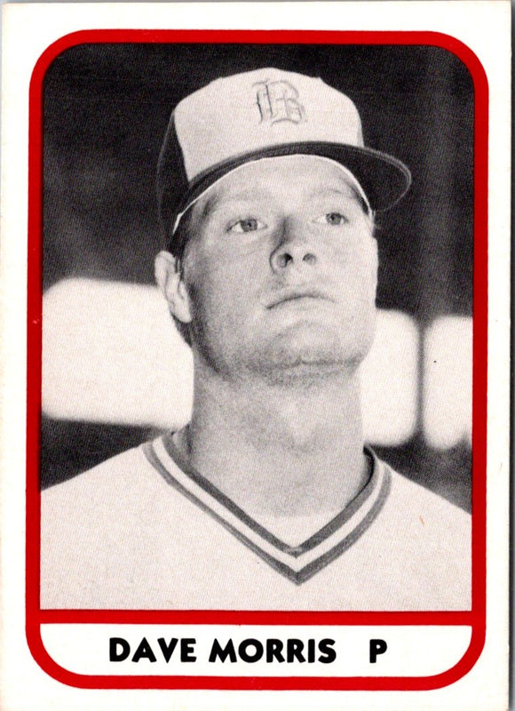 1981 TCMA Burlington Bees Dave Morris #1