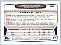 2014 Bowman Patrick Leonard #BP49