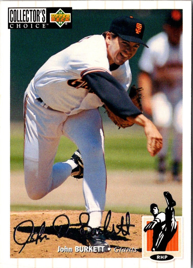 1994 Collector's Choice John Burkett