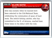 2010 Bowman Chrome USA Stars Elvin Soto #USA-16