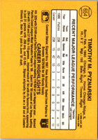1987 Donruss Tim Pyznarski #654 Rookie