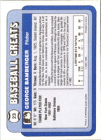 1990 Swell Baseball Greats George Bamberger #23