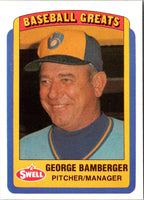 1990 Swell Baseball Greats George Bamberger #23