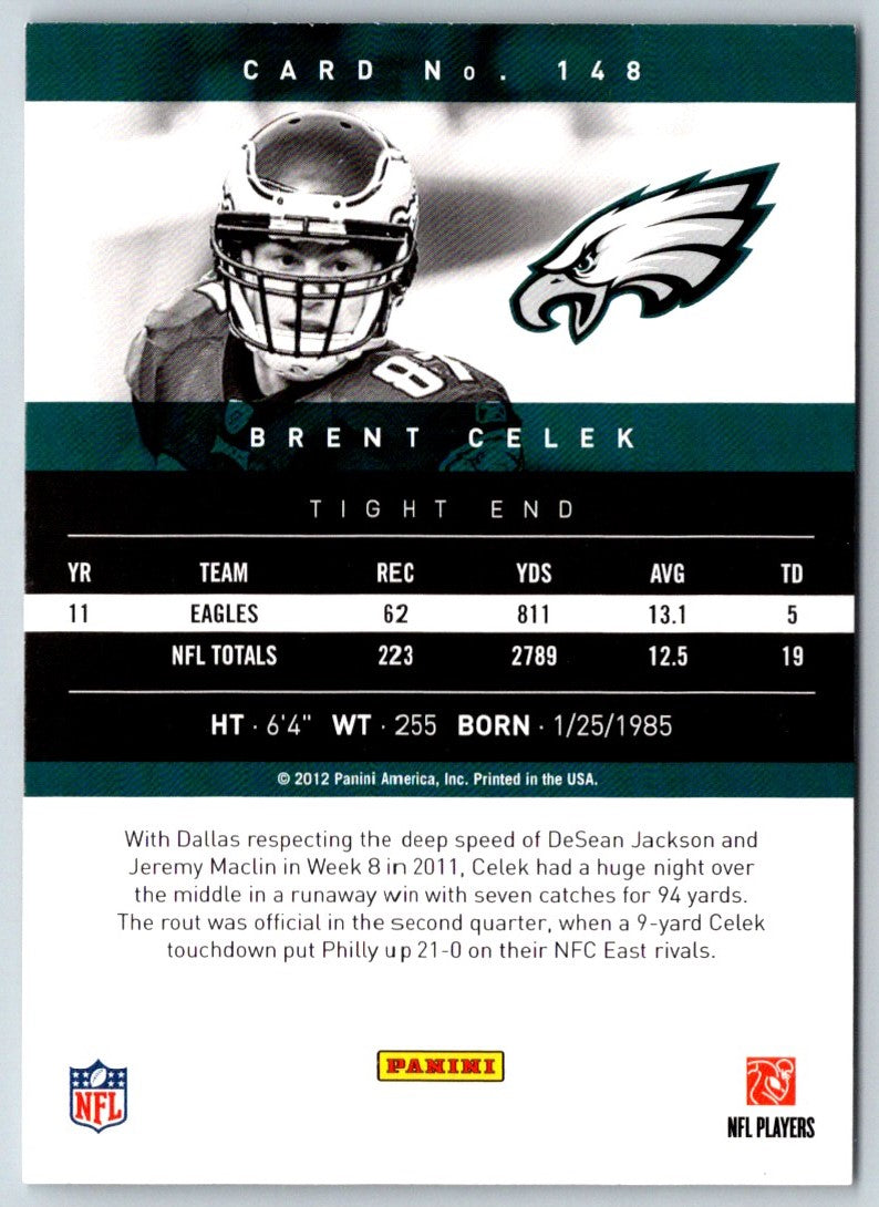 2012 Panini Prestige Brent Celek