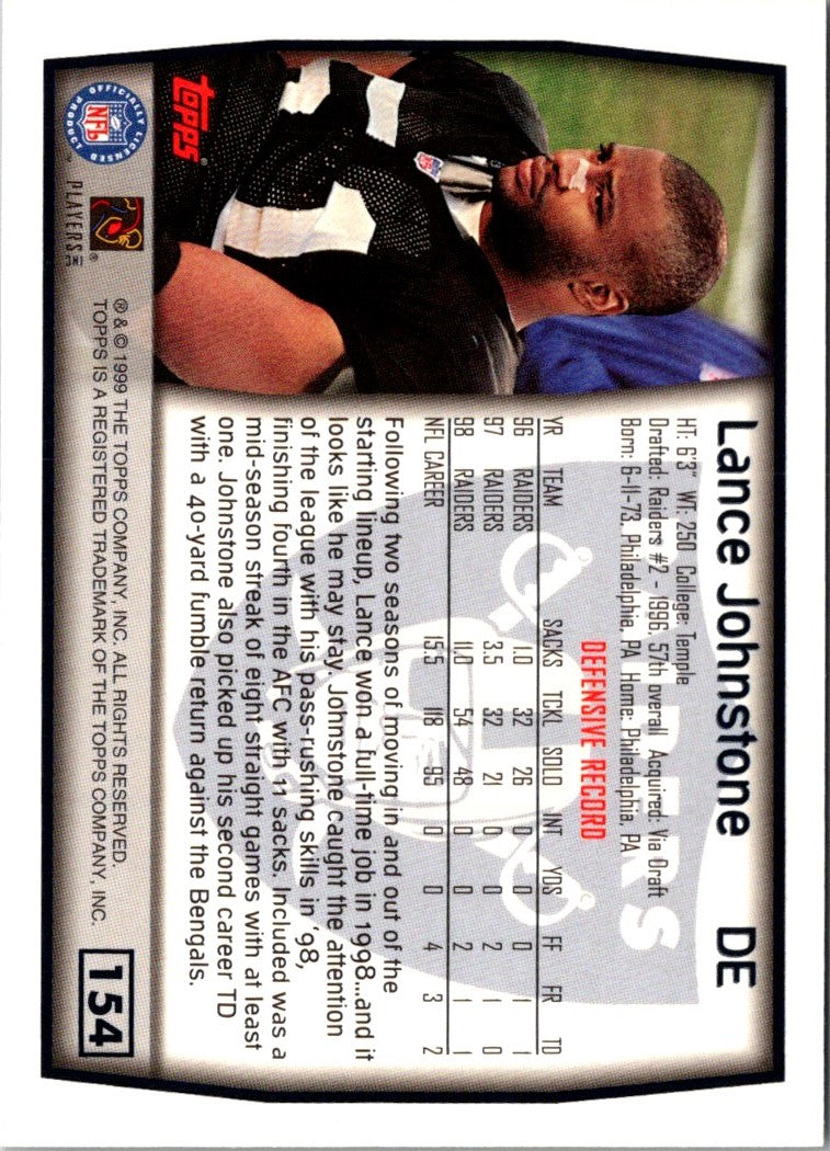 1999 Topps Collection Lance Johnstone