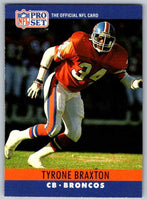 1990 Pro Set Tyrone Braxton #87