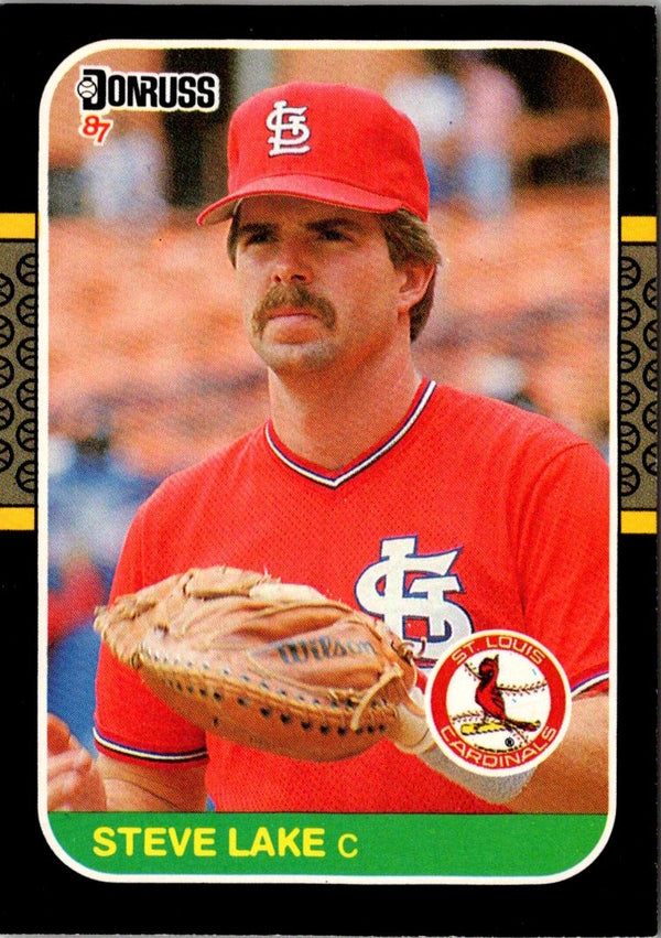 1987 Donruss Steve Lake #604