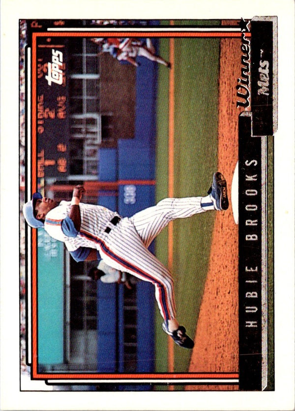 1992 Topps Hubie Brooks #457