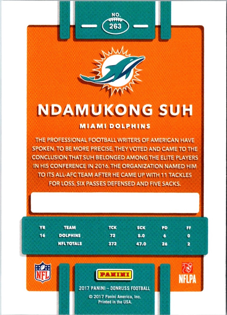 2017 Donruss Ndamukong Suh