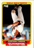 1991 Topps Woolworth Baseball Highlights Carlton Fisk #12