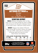 2007 Topps Draft Picks & Prospects Antonio Pittman