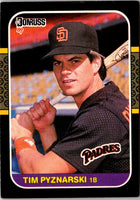 1987 Donruss Tim Pyznarski #654 Rookie