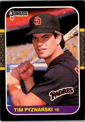 1987 Donruss Tim Pyznarski #654 Rookie