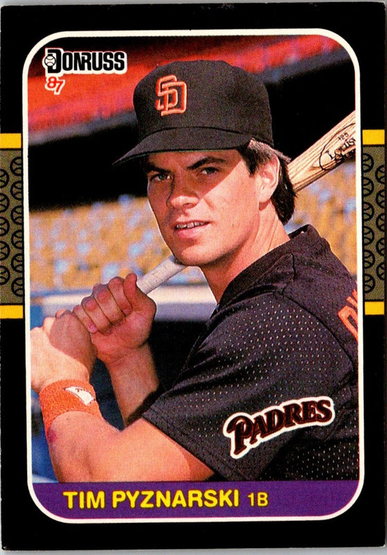 1987 Donruss Tim Pyznarski #654 Rookie