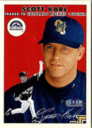 2000 Fleer Tradition Scott Karl