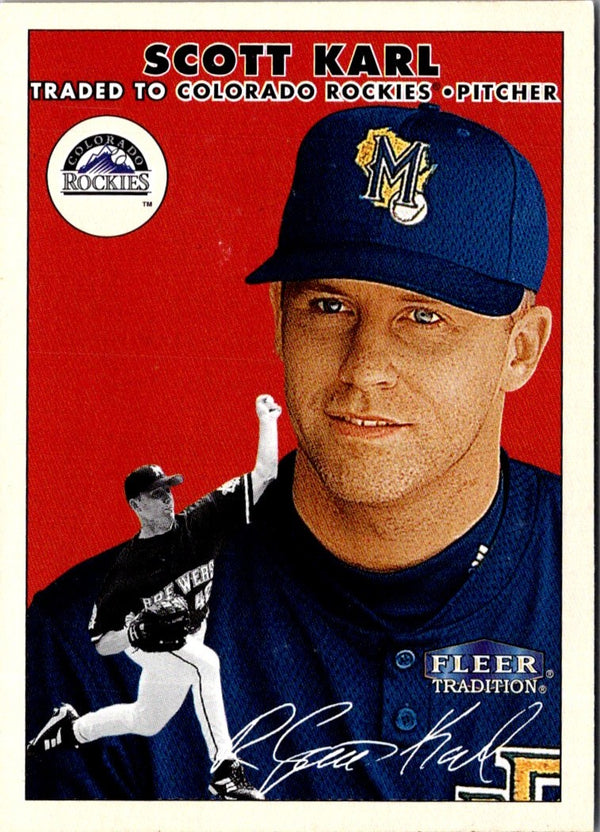 2000 Fleer Tradition Scott Karl #134