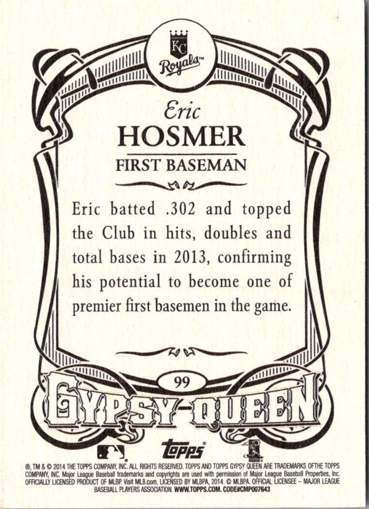 2014 Topps Gypsy Queen Eric Hosmer