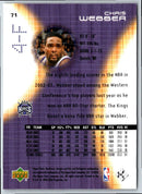 2003 Upper Deck Hardcourt Chris Webber