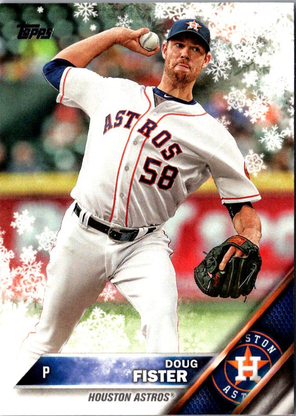 2016 Topps Holiday Baseball Doug Fister #HMW124