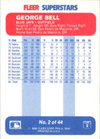 1988 Fleer SuperStars George Bell #2