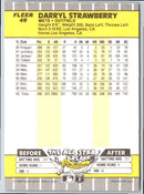 1989 Fleer Darryl Strawberry