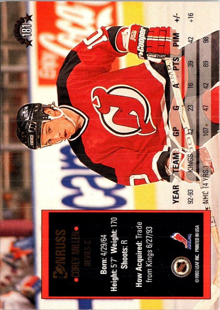 1993 Donruss Corey Millen