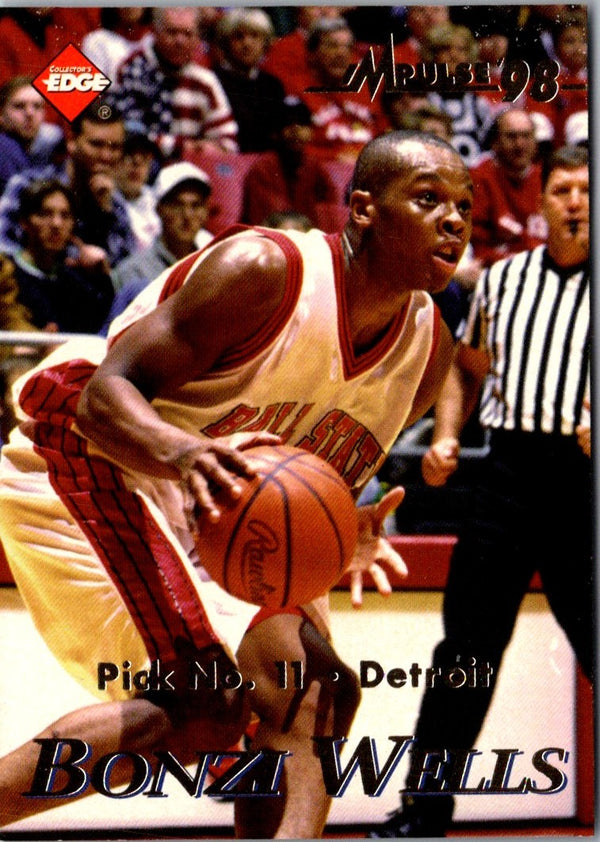 1998 Collector's Edge Impulse Bonzi Wells/Stephon Marbury #68