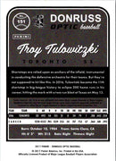 2017 Donruss Optic Troy Tulowitzki