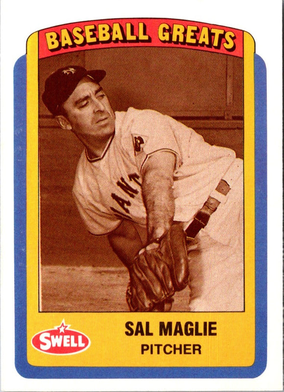 1990 Swell Baseball Greats Sal Maglie #38
