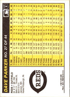 1987 Fleer Award Winners Dave Parker #27