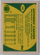 1989 Topps American/UK Anthony Carter