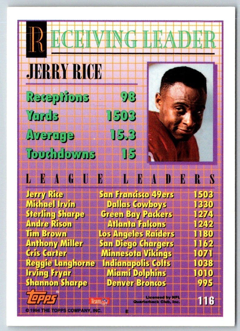 1994 Topps Jerry Rice