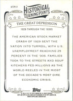 2012 Topps Allen & Ginter Historical Turning Points The Great Depression #HTP17