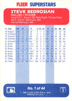 1988 Fleer SuperStars Steve Bedrosian #1