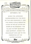 2012 Topps Allen & Ginter Historical Turning Points Allied Victory World War