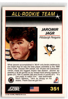 1991 Score American Jaromir Jagr #351