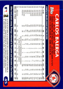 2003 Topps Carlos Baerga
