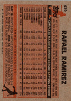 1983 Topps Rafael Ramirez #439 NM-MT