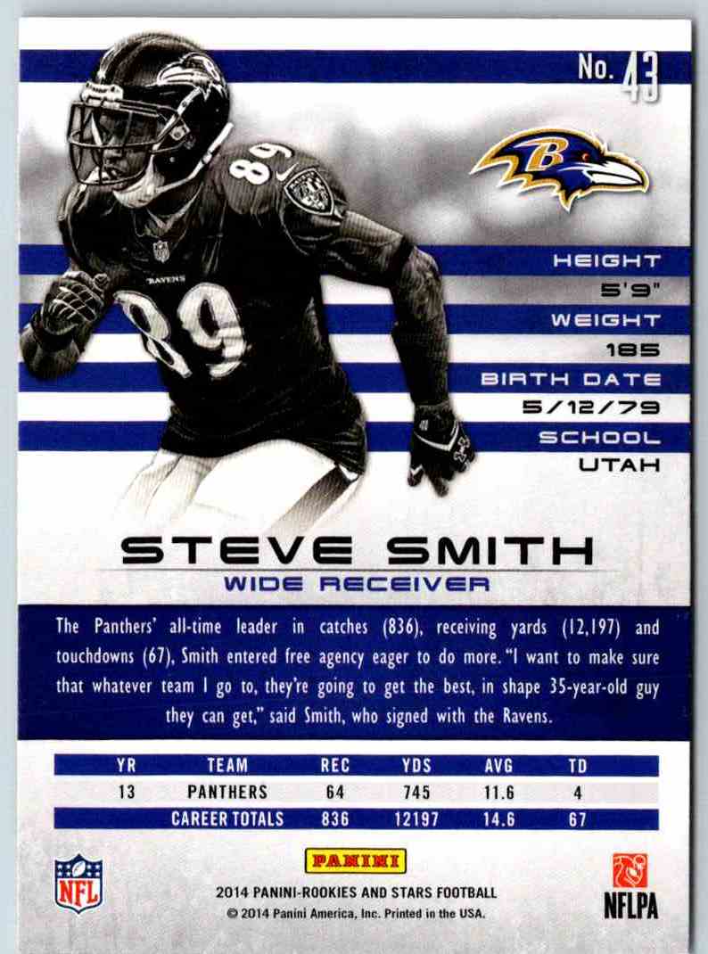 2014 Panini Rookies And Stars Steve Smith