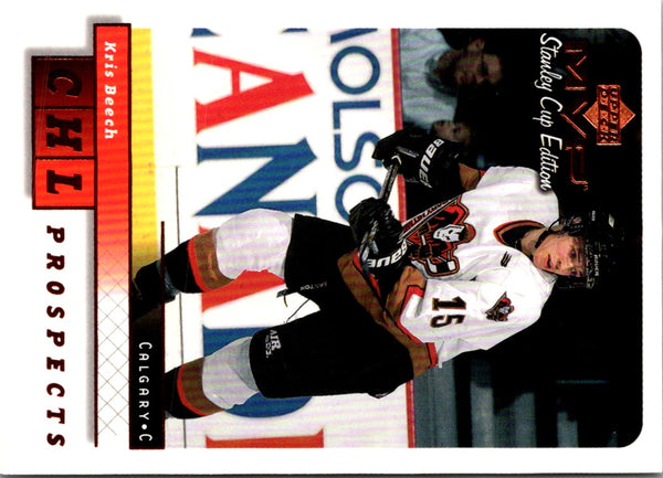 1999 Upper Deck MVP Stanley Cup Kris Beech #214