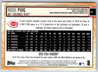 2019 Topps Big League Yasiel Puig #4