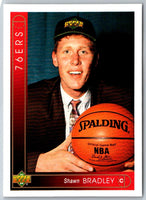 1993 Upper Deck Shawn Bradley #163 Rookie